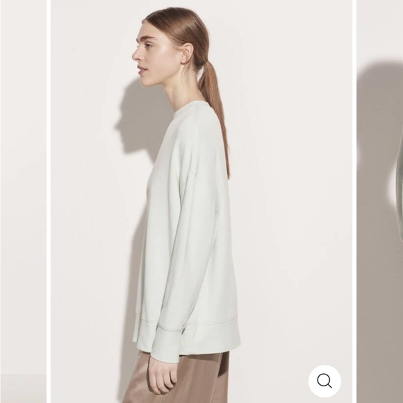 SOLD— Vince | Drop Shoulder Pullover in Sea Foam | XS - Picture 3 of 8